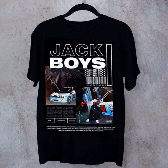 JACKBOYS T-shirt, Vintage Rap Travis Scott Shirt, Jack Boys Hip Hop Shirt - Picture 2 of 4